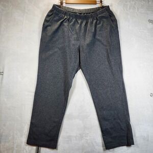 LL Bean Mens XL PET Dark Gray Sweatpants Lounge Pants Elastic Waist Pockets